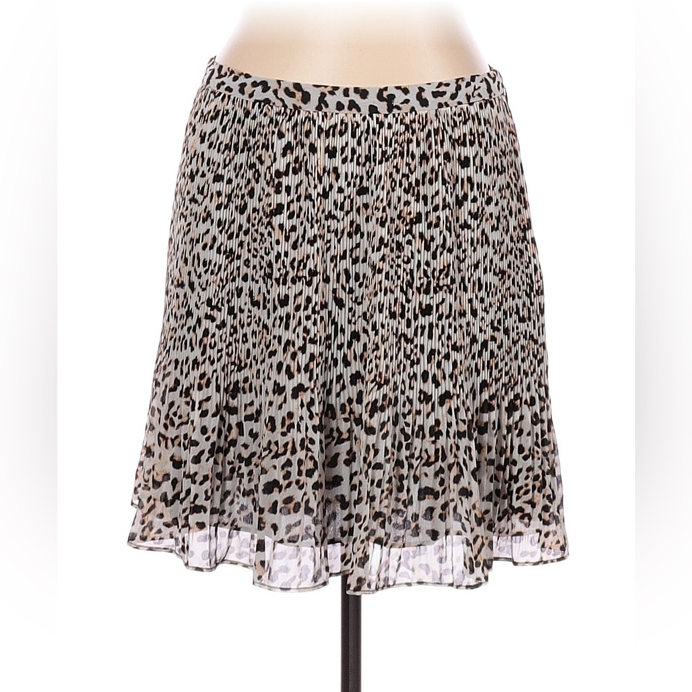 Banana Republic Leopard Miniskirt